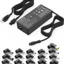 90W Universal AC Adapter Laptop Charger Replacement for Dell HP Acer Asus Lenovo IBM Sony Fujitsu Gateway Notebook Ultrabook Chromebook Power Supply Cord with 16 Tips