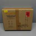 Folding Hand Truck 500lbs, Portable Heavy Duty Dolly Cart, 6 Wheels Collapsible Luggage Cart with 2 Elastic Ropes - Compact Trolley Cart for Easy Moving - Ideal Hand Cart for Travel and More (17, Black)