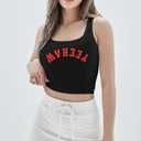 Country Music Tank Top Sparkly Cowgirl Graphic Shirts I'm The Problem Tee Country Music Crop Tops Western Music Fans Outfit (L)