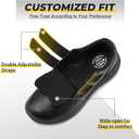 FitVille Shoes for Men Extra Wide, Straps Diabetic Shoes for Men Slip on, Casual Wide Dress Sneaker for Walking, Easy On and Off, Swollen Feet, Size 10.5 W