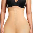 Lover-Beauty Fajas Colombianas Shapewear for Women Tummy Control Postpartum Body Shaper Butt Lifter Bodysuit (Medium)