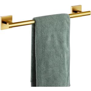 KOKOSIRI Hand Towel Bar Bathroom Towel Holder for Bath Kitchen Cabinet Towel Ring 12 Inch Brushed Gold Stainless Steel B4005BG-L12
