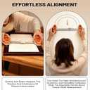 All-in-One Picture Hanging System, Level It Horizontally, Precisely Select The Nail Positions for The Picture Frame. Easily Install Picture Frames By Yourself.No Need for Cumbersome Extra Tools.