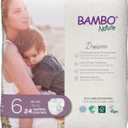 Bambo Nature Hypoallergenic Baby Diapers, Eco-Labelled Sustainable Diapers, Enhanced Leakage Protection, Totally Chlorine-free, Skin Friendly, and Super Absorbent - Size 6 (24 Count)