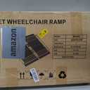 VNN Portable Wheelchair Ramp 2FT, Non-Slip Aluminum Ramps for Wheelchairs for Home, Handicap Wheelchair Ramps for Home Steps, Aluminum Loading Dock Plates
