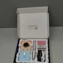 CozyZen Cordless Nail Drill Professional: 45000 RPM Rechargeable Electric Nail File Kit, Portable & Low Noise for Acrylic, Gel Nails, Manicure & Pedicure - Salon & Home Use (Blue&orange)