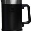 STANLEY Classic Stay-Hot French Press Coffee Maker 48 oz | 5 Minute Brew, 4 Hours Hot | Mesh Filter for Coffee Grounds | Insulated Stainless Steel French Press | BPA-Free | Black 2.0