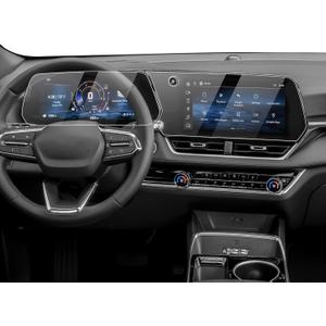 Karltys [Upgrade] 2 Pack Screen Protector for 2026 2025 Chevy Equinox 11.3-Inch Navigation & 11-Inch Dashboard for Models LT /RS /ACTIV [No Glare & Fingerprint] Tempered Glass 2026 2025 Chevy Equinox Accessories