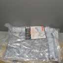 4' x 6' Clear Vinyl Tarp - 30 Mil Super Heavy Duty Transparent Waterproof PVC Tarpaulin with Brass Grommets - for Patio Enclosure, Temporary Wall, Camping, Tent Cover, Canopy - by Xpose Safety