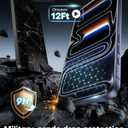 OMOTON Privacy Screen Protector for iPhone 17 Pro [Auto-Align Installation], Tempered Glass with 9H+ Hardness & 12FT Military Grade Shatterproof, 100% Anti-Spy, Full Coverage Protection, 2 Pack