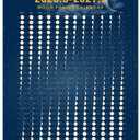 2026 March - 2027 February Moon Phase Calendar Print Poster Vertical Canvas Material Lunar Cycle Chart Ready to Hang with Frame Space Wall Art Decor (16 X 24 Inch)