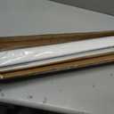 LazBlinds No Drill TDBU Roman Shades, Blackout - White, 29" W x 64" H