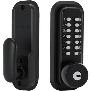 New Upgraded Gen-2 Mechanical Door Lock,Password & Key Two Unlocking MethodsWaterproof Outdoor Gate Lock with Keypad,Supports One-Touch Hold Openfor Various Indoor and Outdoor Doors