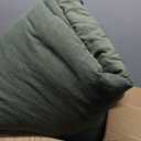 King Comforter Set - 7 Pieces Green Textured Bed in a Bag King Bedding Set
