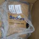BEDLORE King Mattress Topper Viscose Derived from Bamboo, Thick Pillow Top Mattress Pad with Stretchable Pockets for 6"-18" Mattress, Soft Breathable Mattress Topper for Back Pain Relief(Dark Gray)