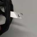 Short Snout Dog Muzzle with Soft Mesh, Breathable Wont Cover Forehead Bulldog Muzzle, Anti Biting Chewing Barking for  Dogs (L,Black)