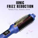 Thermal Hair Styling Brush with Ionic Infrared Technology, 30 Second Fast Heat Up, 5 Adjustable Temperature Settings for Frizz Control, Straightening, Smoothing Adding Volume