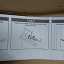 Mega Handles Glamor Dummy Lever, Door Handle Set for Closet or French Doors, Single Side Door Levers, Non-Turning, Fits All Standard Door Sizes, Screws Included - Matte Black (2 Pack)