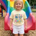 Last Day of School T-Shirt for Kids Toddler Funny Short Sleeve Tee Girls Boys Cotton 2T-8T (Yellow)
