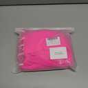 ZAFUL Women's One Piece Swimdress Halter Tummy Control Swimsuits Drawstring Mesh Sheer Wraps Skirt Bathing Suit (Pink), Small