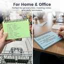 Koogel 400 Count Spiral Index Cards 4x6, 8 Pack of 8 Colors Ruled Flash Cards with Waterproof Cover for Studying, Note Taking Office Organization, College & School Supplies, (50 Sheets Each)