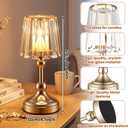 Gisafai 4 Pack 11" Gold Candle Centerpiece Hurricane Candle Holders Gold Fairy Tealight Lamp Candlestick Lamps Minimalist Nordic Glass Votive Holder Set for Wedding Tables Romantic Home Decor