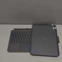 Logitech Combo Touch iPad 10th Gen Case, Detachable Keyboard, Large Precision Trackpad, Backlit Keyboard, Smart Connector - Oxford Gray