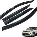munirater Side Window Visors Deflectors Rain Guard Replacement for 2017-2020 Toyota C-HR CHR