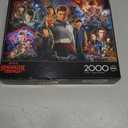 Buffalo Games Stranger Things Collage - 2000 Piece Jigsaw Puzzle for Adults - Colorful Puzzles for Adults Precision-Cut Pieces, Beautiful Artwork, and Hours of Relaxing Fun