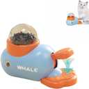 Cat Interactive Treat Dispenser Toy, Interactive Dog Puzzle Toy, Dogs Food Treat Feeding Dispenser for Healthy Eating for Small & Medium (Blue)