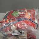 EVENHUG Queen Size Quilt Christmas Theme Bedding Sets with Pillow Shams Reversible Bedspread Coverlet Lightweight Christmas Festival Bed Cover for Bedroom Home Decoration (92"x96") (Dark Red White)