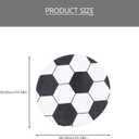 Garneck 23.58 inch Round Play Area Rugs Kids' Rugs - Ball Sports Theme Area Rugs - Bedroom Decor Rug Carpeting