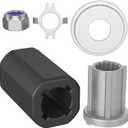 Moker Flo-Torq II Propeller Hub Kits - Replaces 835257Q1,Compatible with 40-300HP Mercury/Mariner, Verado, Force 90-120, MerCruiser Alpha & Bravo One Engines
