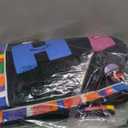 Kids Area Rug English Characters ABC and Math Symbols Learning Carpets, Lovely Black Foldable Large Area Rugs Perfect for Dining Room Bedside Kids Boys Bedroom Playroom Hallway, 3x5ft