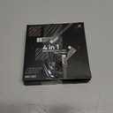 2 x SHEZI 4-in-1 [Upgraded] USB C Cable 10FT Compatible with Lightning Cable 90 Degree, Long Fast Charging Flat Nylon Braided for iPhone 16/15 Charger Cord, Multi Charging Combo with L/USB C/USB A Ports (Grey)