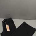DOKOTOO Women's Casual High Waisted Jeans Stretch Button Wide Leg Loose Denim Pants with Pockets Size 4