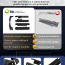 Mountainpeak 6pcs Rocker Panel Cab Corner Kit Fit for 2014-2018 Chevy Silverado & Gmc Sierra Extended Cab Body Panel Covers