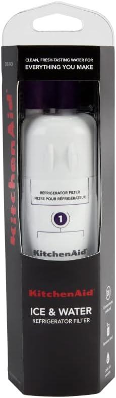 KitchenAid Refrigerator Ice and Water Filter 1 - KAD1RXD1, Single-Pack, Purple (Small)