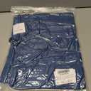 SOFIA'S CHOICE Skirts for Women Drawstring High Waist A Line Maxi Long Skirts with Pockets Blue X-Small (Blue, XS)