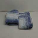 Bsmathom Microfiber Bathroom Rugs Sets 3 Piece, Non-Slip Absorbent Bath Mats, Soft Shaggy Bathroom Rugs with U-Shaped Toilet Rug Machine Washable Bath Rugs, Light Blue (18"x26"+18"x48"+U Shape 20"x24")