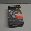 Remington XR7000 Balder Pro Rotary Shaver Rechargeable Waterproof Electric Razor for Men Cordless Lithium Power 5 Dual Track Flexing Heads and Pop-Up Trimmer Black