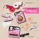 Hollywood Fashion Secrets Silicone Nipple Covers Reusable  Adhesive Nipple Pasties for Women, Invisible Breast Covers, Light Shade, Size 2, Up to 25 Uses, 1 Pack (Beige)