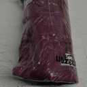 Amazon Essentials Women's Scrub Snap Jacket, Plum, Medium