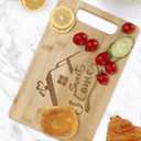 Housewarming Gifts New Home, New Home Gift Ideas - New Home Bamboo Cutting Board, Housewarming Gifts for Women Men, New Apartment, First Home New House Gift, New Homeowner Gifts Housewarming Gift