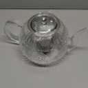 Amzcku 50OZ/1500ml Vintage Glass Teapot with Removable Infuser  Stovetop Safe, Borosilicate Glass Tea Kettle for Blooming & Loose Leaf Tea