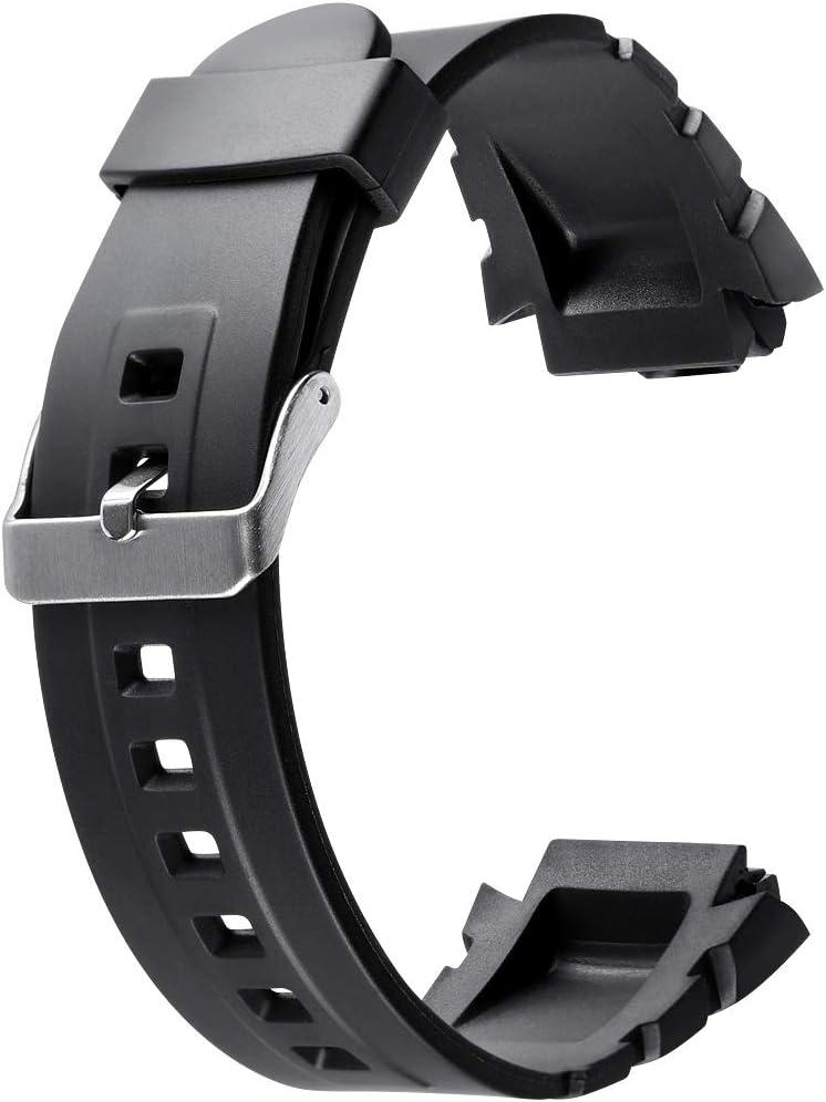 CakCity Watch Bands - Soft Strap Wristband Accessory Sport Watch Band Quick Release Replacement Watch Bands for Men and Women Watches and Smartwatches (Black)