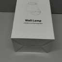 PUSU LED Cordless Gold H9.6 inch Small Wall Sconces Set of 2, Rechargeable 5200mAh Battery Operated Fabric Wall Lamp with Remote, Lighting for Living Room, Bedroom, Hallway, Bathroom, Stairs, Kitchen