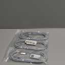 KYEHD USB C Cable3 Pack 10FT 60W Fast Charging USB C to USB C Cable, Durable Type C Charger Cable for iPhone 17/16/15/iPad MacBook CarPlay and More-Grey White