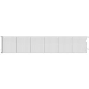 Reinforced 150 Extra Wide Pet Gate with Door 33 Inch Tall Retractable Dog Gates for Doorways Extra Wide Baby Gates for Large Openings with Reinforced Strips 12.5ft Large Dog Gate with Cat Door, White