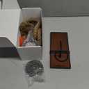 Wall Sconce Candle Holder Black Wall-Mount Metal and Wooden Candle Holders Hanging Iron Wall Candle Sconce Holder and use Hemp Rope Decoration,for Home,Living Room, Bathroom, Dining Room, Set of 2